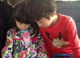 田雨橙张悦轩最新照片,可爱指数爆表！