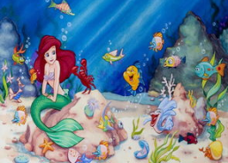 小人鱼图片,梦幻海洋的美丽传说